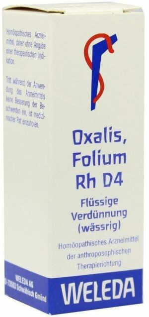 Oxalis Folium Rh D 4 Dilution