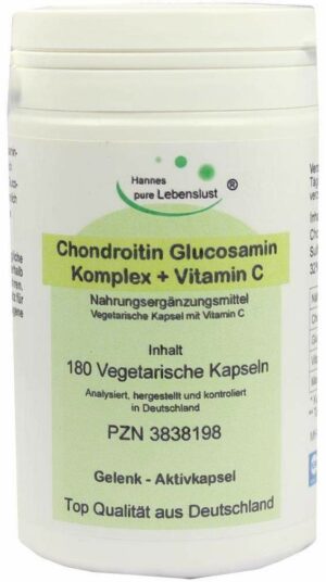 Chondroitin Glucosamin + C Komplex Vegi 180 Kapseln