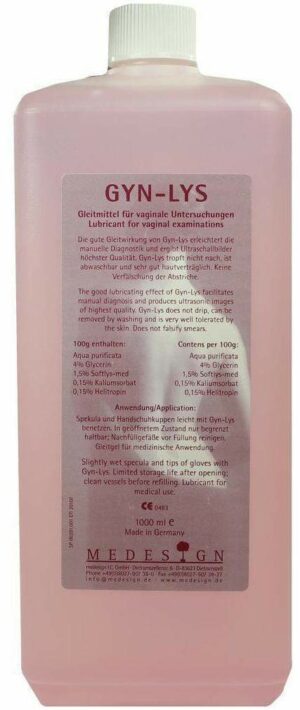 Gyn Lys Gleitmittel Für Untersuchungen 1000 ml Gel