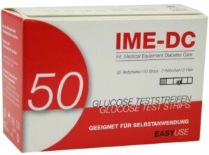 Ime Dc 50  Blutzuckerteststreifen