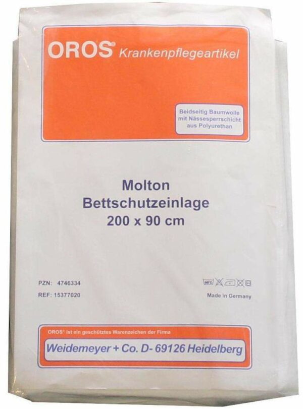 Molton Bettschutz Einlage 200x90cm