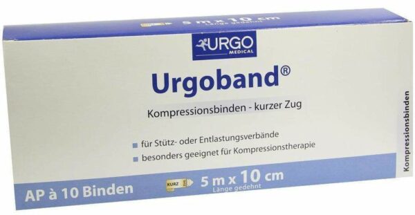 Urgoband Kurzzugbinde 5 M X 10 cm 10 Stück