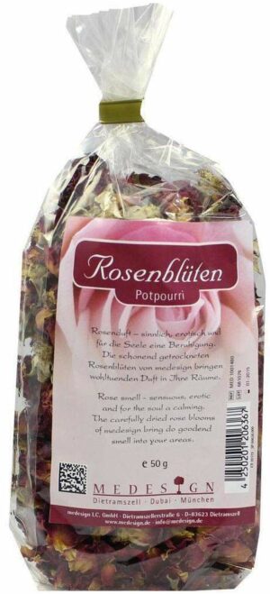 Rosenblüten Lose 50 G