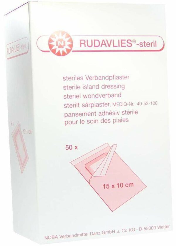 Rudavlies 15cmx10cm Verbandpflaster Steril