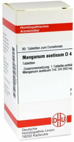 Manganum Aceticum D 4 Tabletten