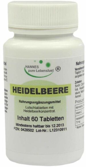 Heidelbeer Augen Tabletten