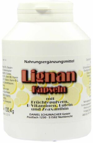 Lignan Kapseln Mit Fruchtpulvern und B-Vitaminen