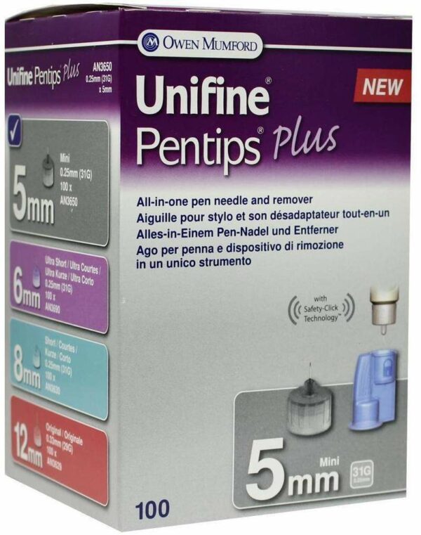 Unifine Pentips Plus Kanüle 31 G 5mm
