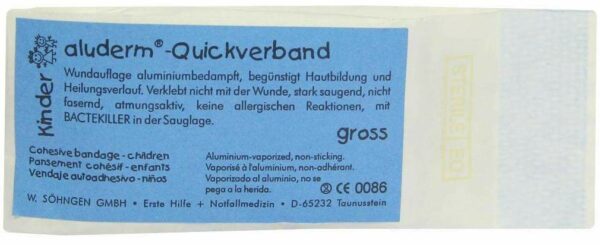 Aluderm Kinder Quickverband Groß