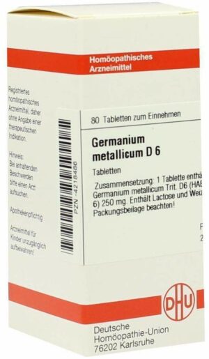 Germanium Metallicum D6 80 Tabletten