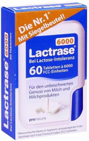 Lactrase 6.000 Fcc 60 Tabletten im Klickspender