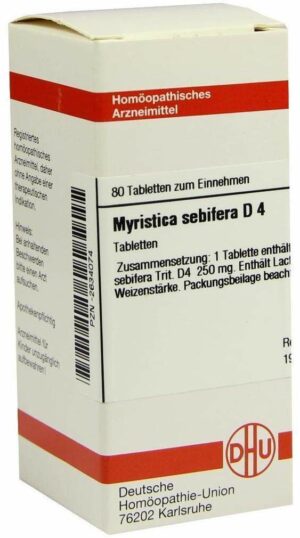 Myristica Sebifera D4 Dhu 80 Tabletten