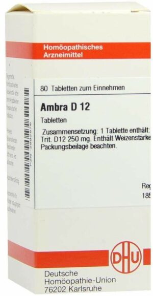 Ambra D 12 Tabletten 80 Tabletten