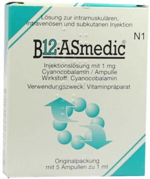 B12 Asmedic Ampullen 5 X 1 ml Ampullen