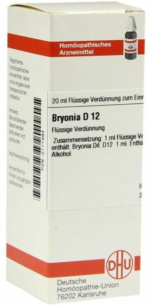 Bryonia D 12 20 ml Dilution