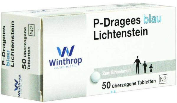 P Dragees Blau 50 Überzogene Tabletten