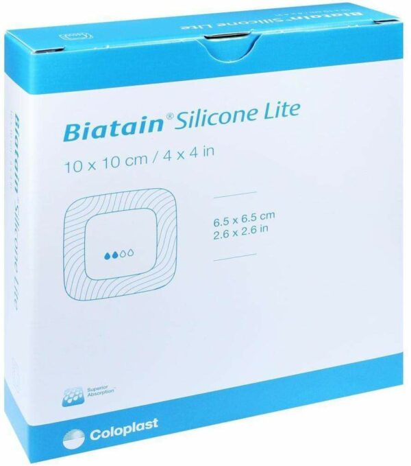 Biatain Silicone Lite 10 Schaumverbände 10 X 10