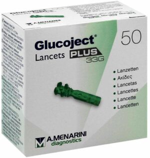 Glucoject Lancets Plus 33 G 50  Lanzetten