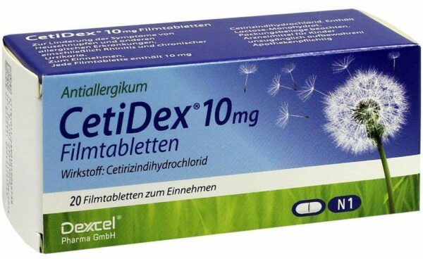 Cetidex 10 mg 20 Filmtabletten