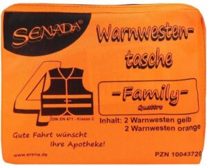 Senada Warnweste Orange Family Tasche