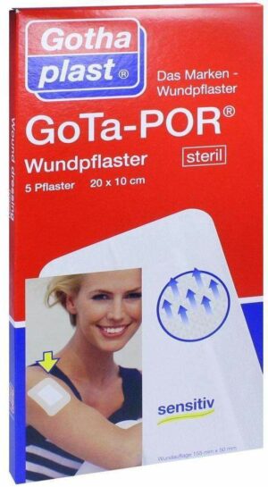 Gota Por Wundpflaster Steril 200 mm X 100 mm 5 Pflaster