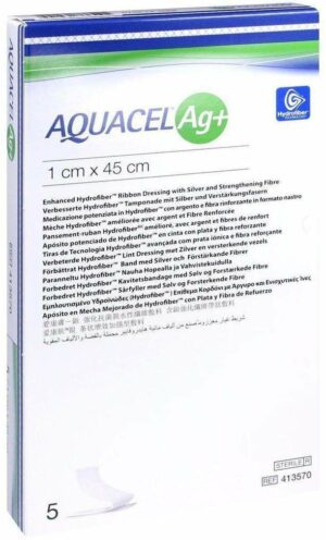 Aquacel Ag+ 1x45 cm Tamponaden