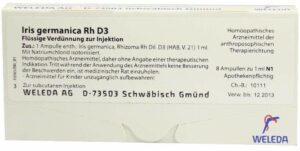 Iris Germanica Rh D3 Weleda 8 X 1 ml Ampullen