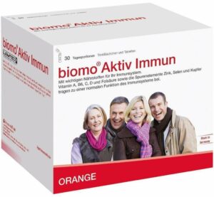 Biomo Aktiv Immun Trinkfläschchen und Tabletten 30 Tagesportionen