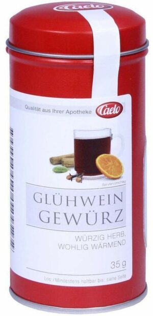 Glühweingewürz Caelo Hv Packung Blechdose 35 G