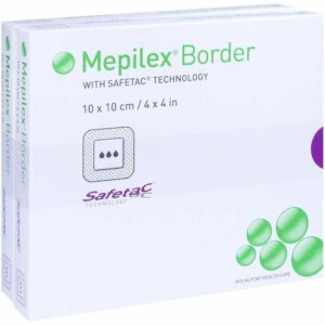 Mepilex Border Schaumverband 10x10 cm 10 Stück