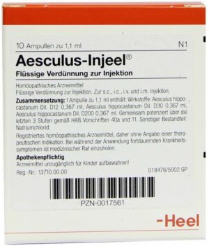 Aesculus Injeel 10 Ampullen