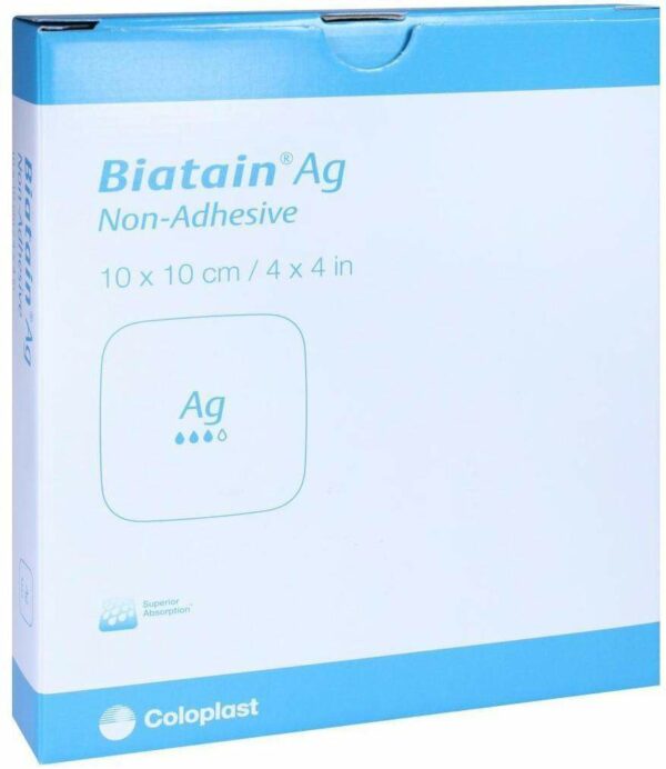 Biatain AG Schaumverband 10x10 cm Nicht