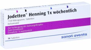 Jodetten Henning 1x Wöchentlich Tabletten 14 Stück