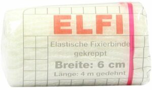 Dracoelfi Elastische Fixierbinde 6 cm X 4 M 1 Binde