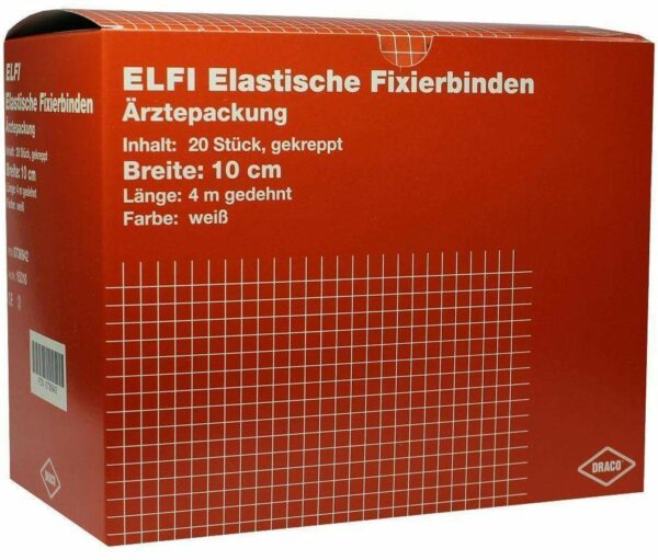 Dracoelfi Elast.Fixierbinde 10 Cmx4 M Gekreppt