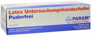 Einweg Handschuhe Latex Puderfrei Größe M 100 Stück