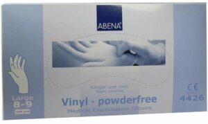 Vinyl Handschuhe Puderfrei Large 100 Stück