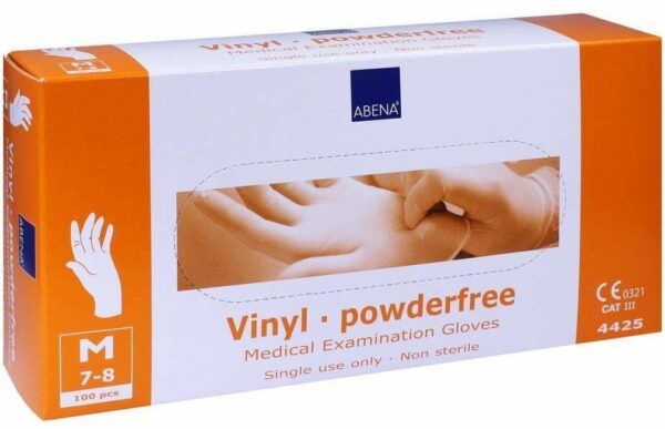 Vinyl Handschuhe Puderfrei Medium