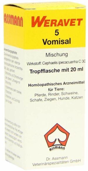 Vomisal 5 vet. 20 ml Tropfen