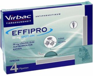 Effipro 50 mg Lösung zum Auftropfen Für Katzen 4 Stück