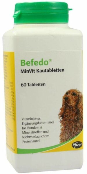 Befedo Minvit Kautabletten Für Hunde 60  Kautabletten