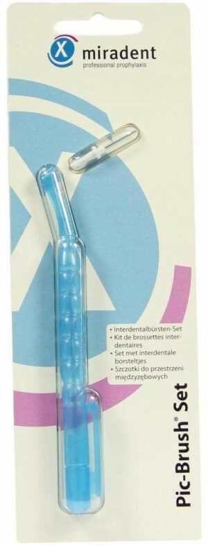 Miradent Interd.Bürste Pic-Brush 1er Set Blau T