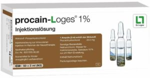 Procain Loges 1% Injektionslösung 50 X 2 ml Ampullen