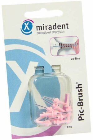 Miradent Interdentalbürste Pic-Brush Xx-Fine Pink 12 Stück