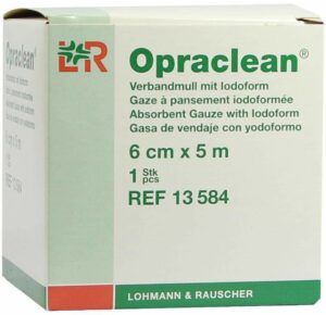 Opraclean Verbandmull M.Jodoform 6 Cmx5 M