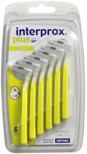 Interprox Plus Mini Gelb 6 Interdentalbürsten