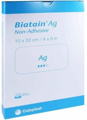 Biatain AG Schaumverband 10x20 cm Nicht Haftend