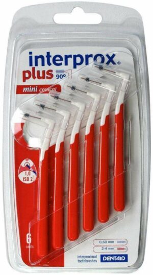 Interprox Plus Mini Conical Rot Interdentalbürsten 6 Stück