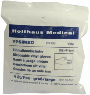 Handschuhe Einmal Ypsimed Vinyl Groß 4 Handschuhe