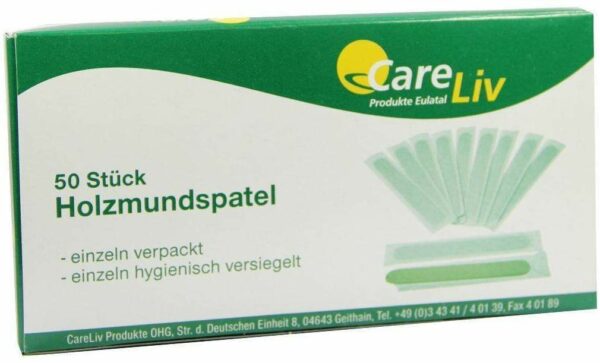 Holzmundspatel Einzeln Verpackt